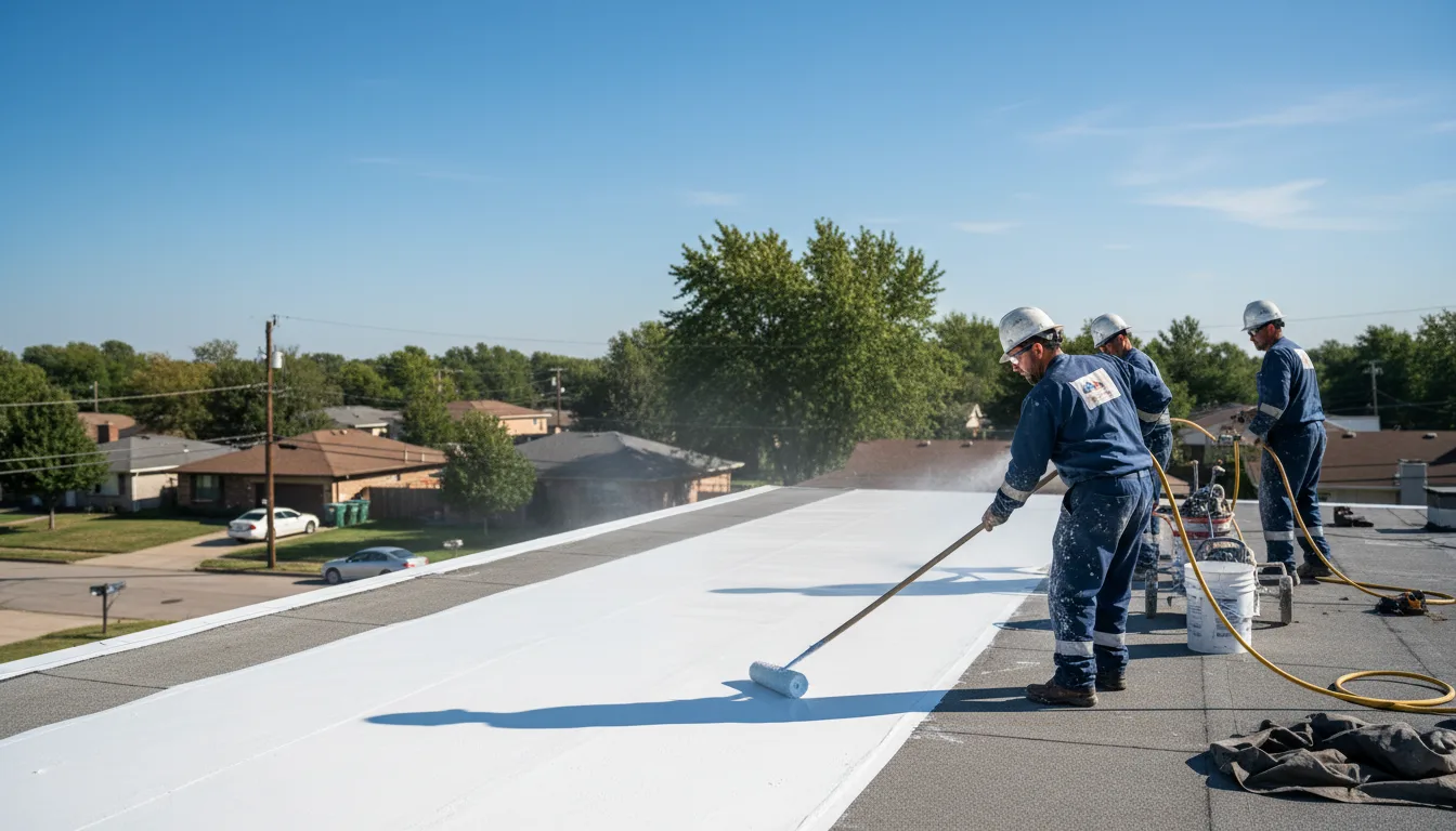 Commercial roof coating in Eunice, MO near me